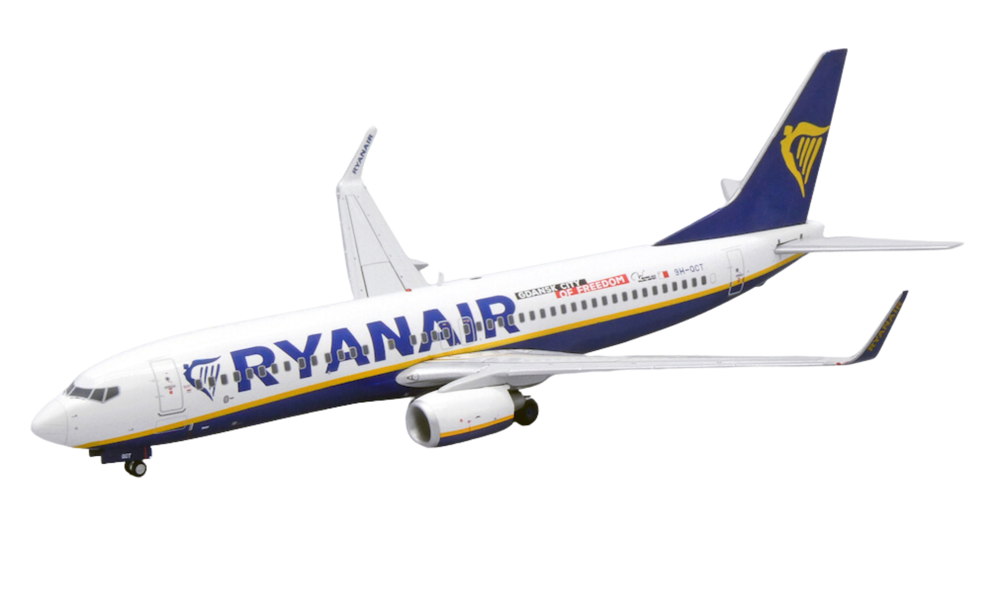 Maqueta Boeing B737-800 Ryanair 9H-QCT